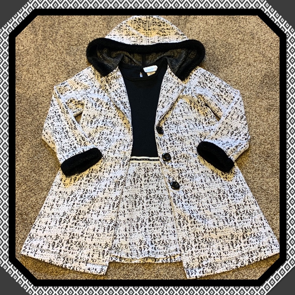 Dress with matching overcoat sz. 5